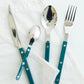 Sabre Bistrot Shiny Flatware - Aquamarine