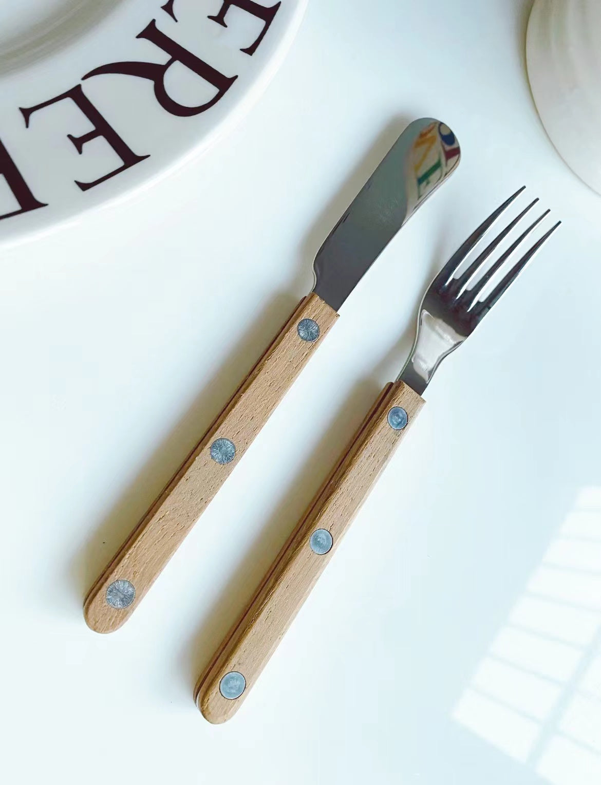 Sabre Bistrot Shiny Flatware - Teak