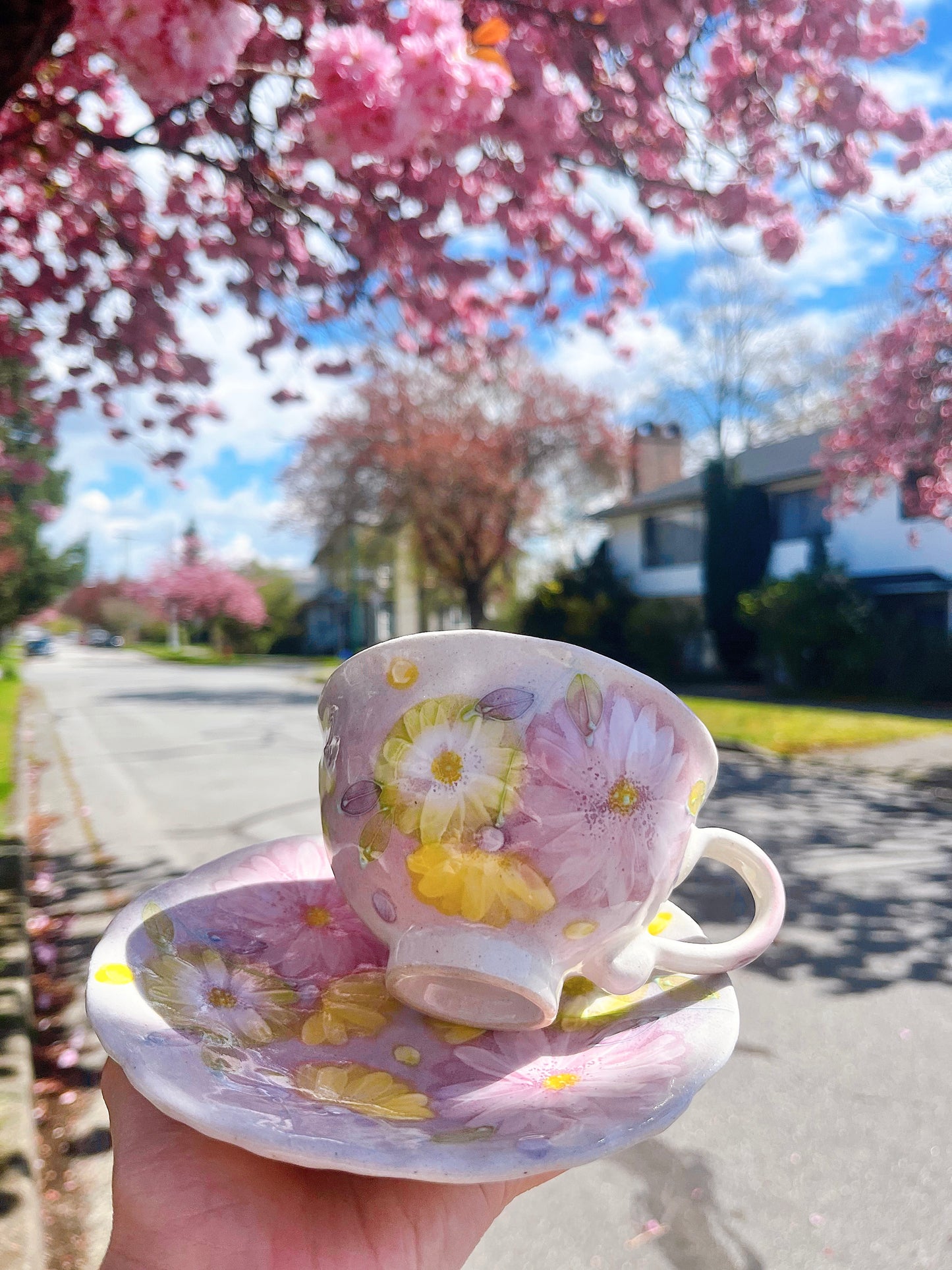 Yuzuriha Flower Coffee Mug