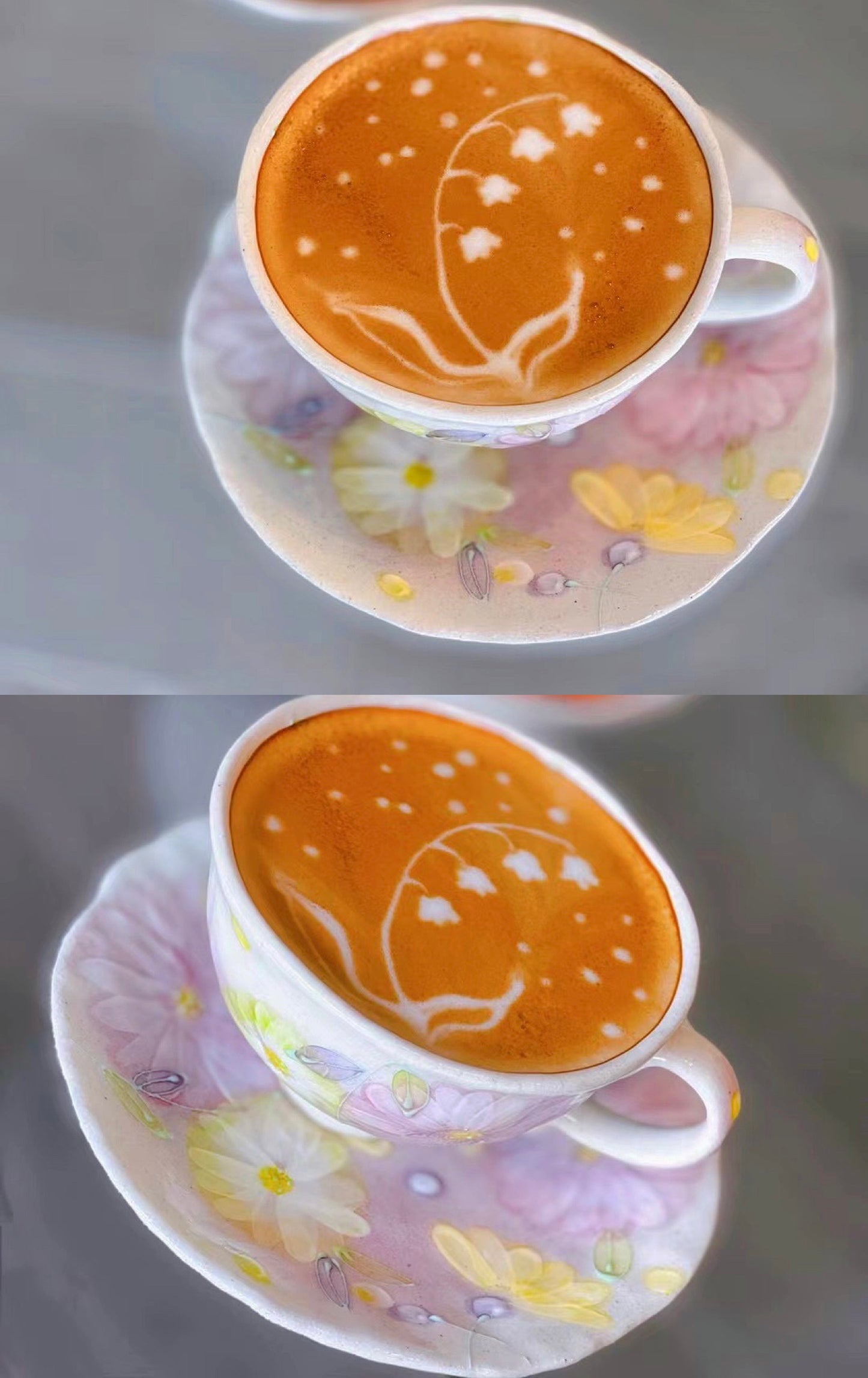 Yuzuriha Flower Coffee Mug